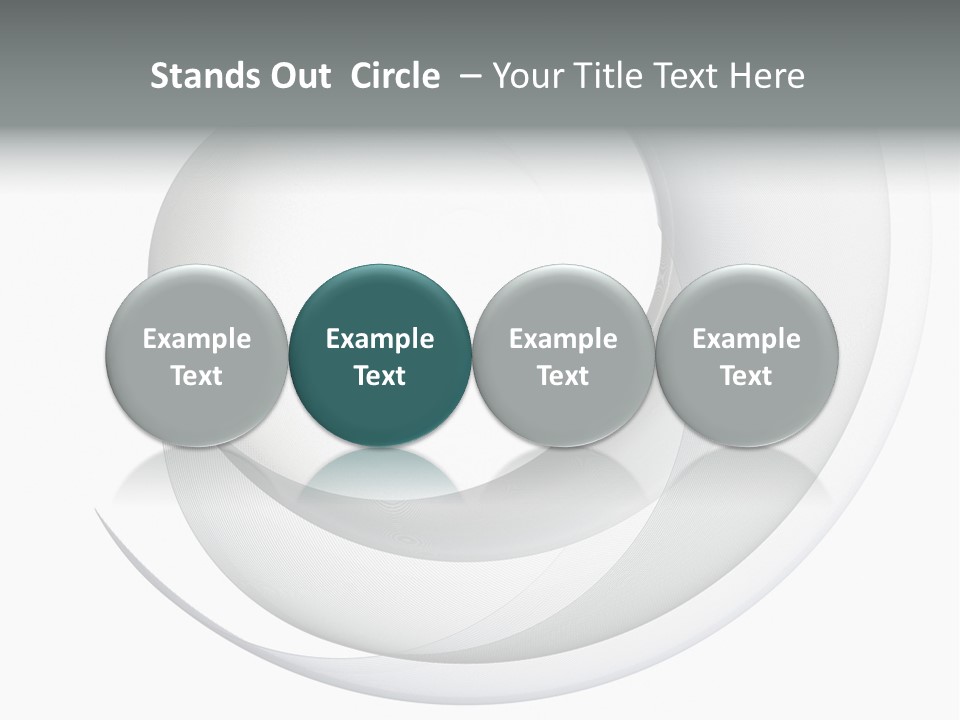 Abstract Curved Background PowerPoint Template