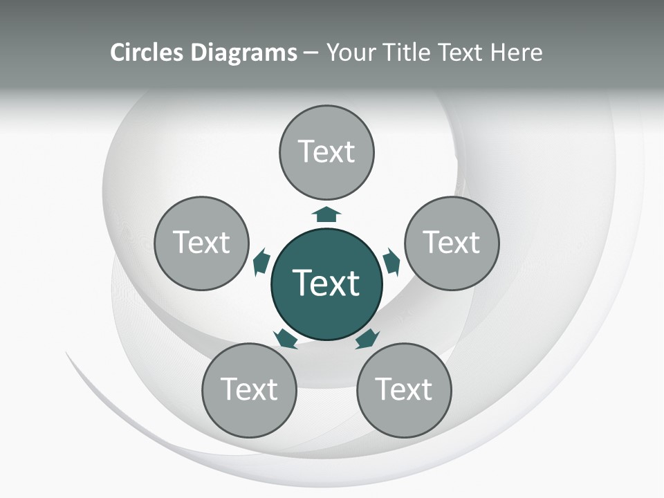 Abstract Curved Background PowerPoint Template