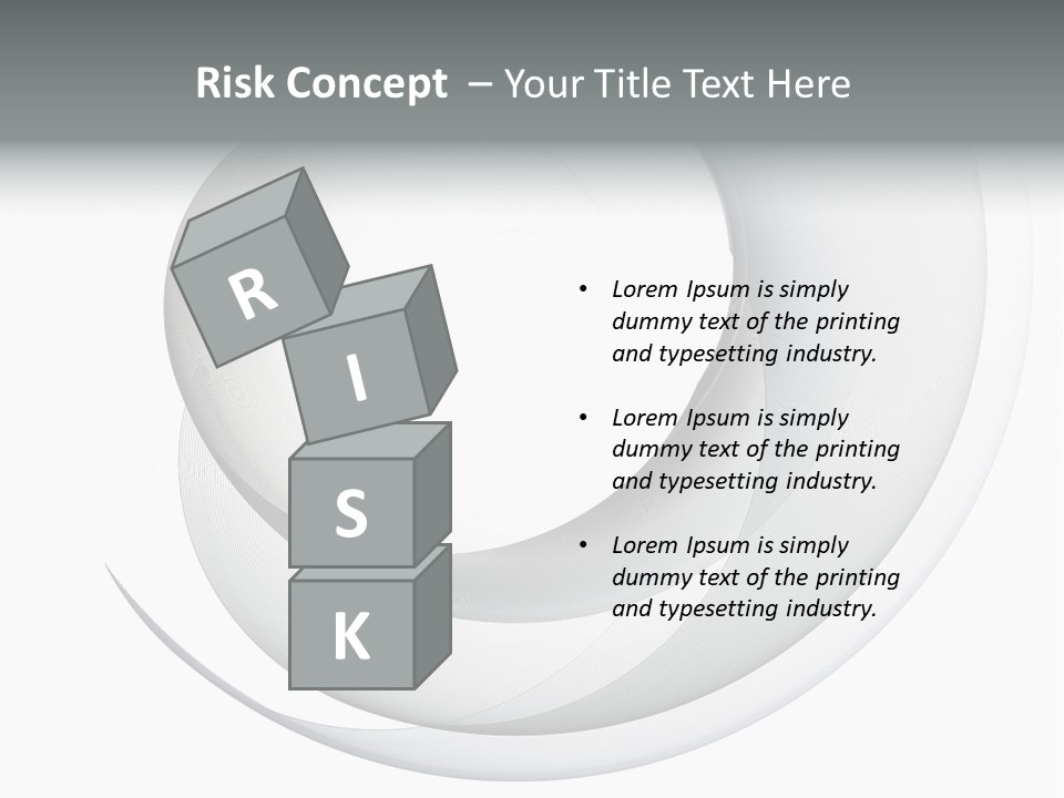 Abstract Curved Background PowerPoint Template