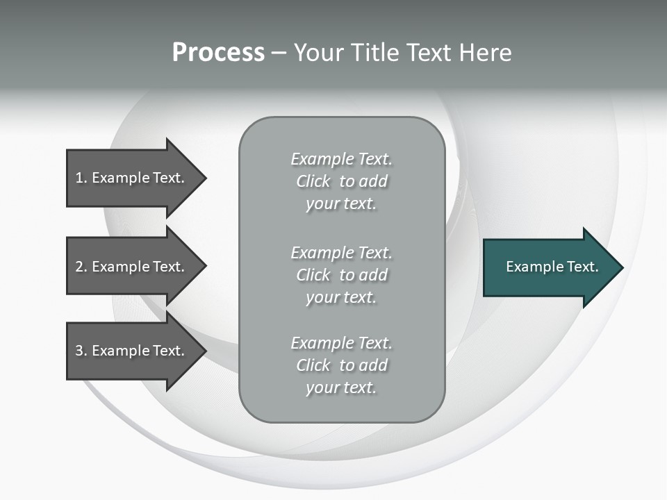 Abstract Curved Background PowerPoint Template