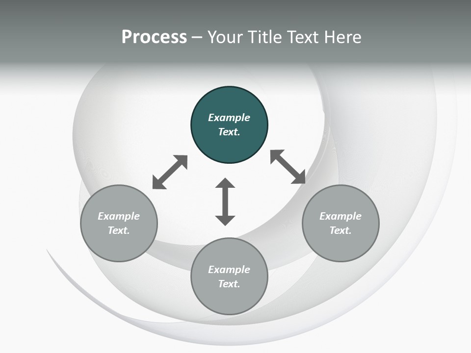 Abstract Curved Background PowerPoint Template