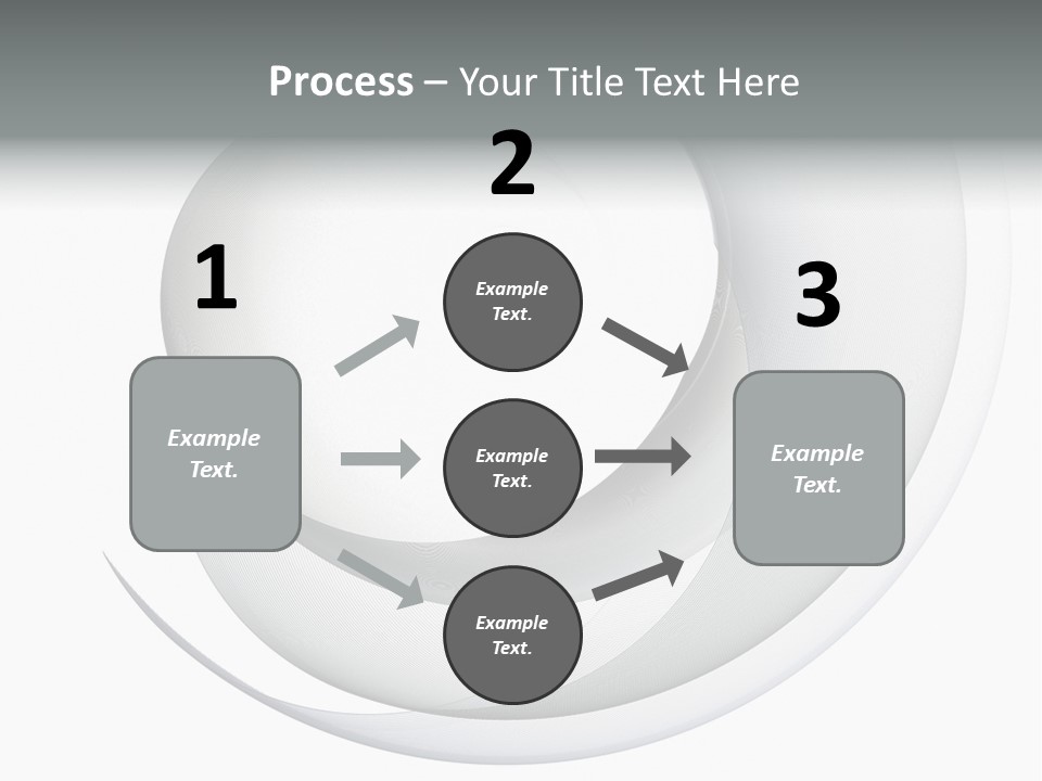 Abstract Curved Background PowerPoint Template