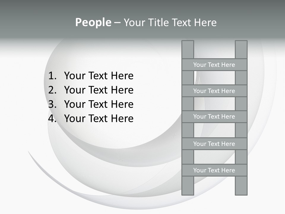 Abstract Curved Background PowerPoint Template