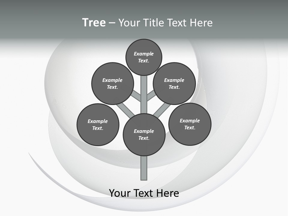 Abstract Curved Background PowerPoint Template