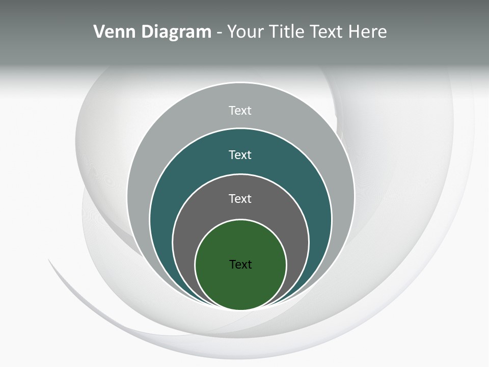 Abstract Curved Background PowerPoint Template