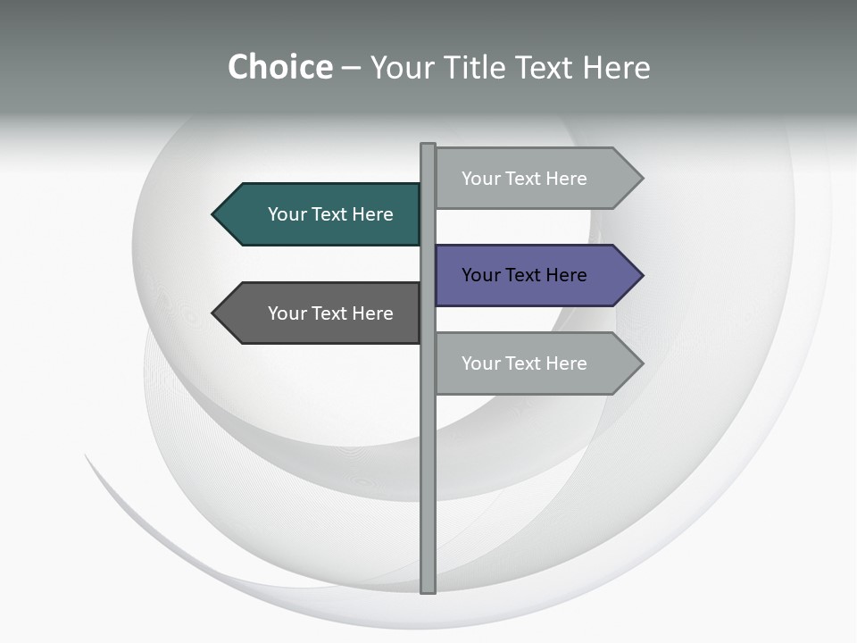 Abstract Curved Background PowerPoint Template
