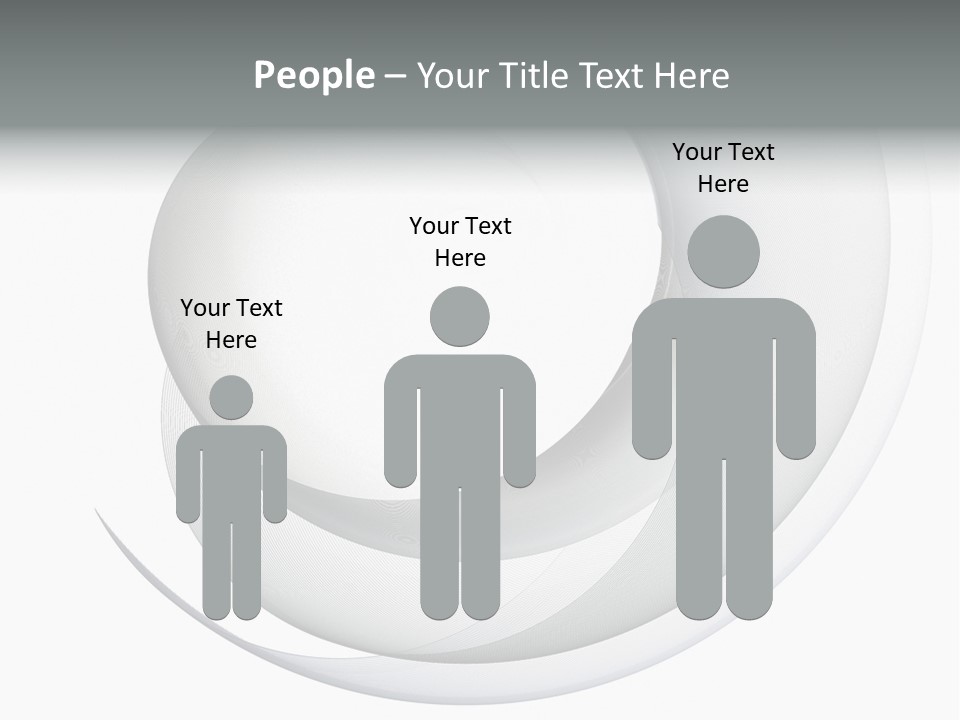 Abstract Curved Background PowerPoint Template