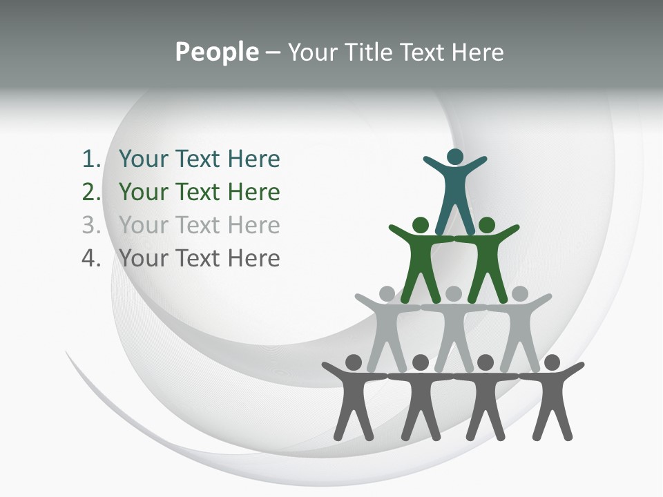 Abstract Curved Background PowerPoint Template