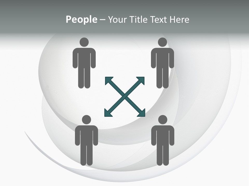 Abstract Curved Background PowerPoint Template