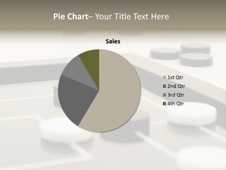 Draughs Or Checkers Black And White Board Game PowerPoint Template