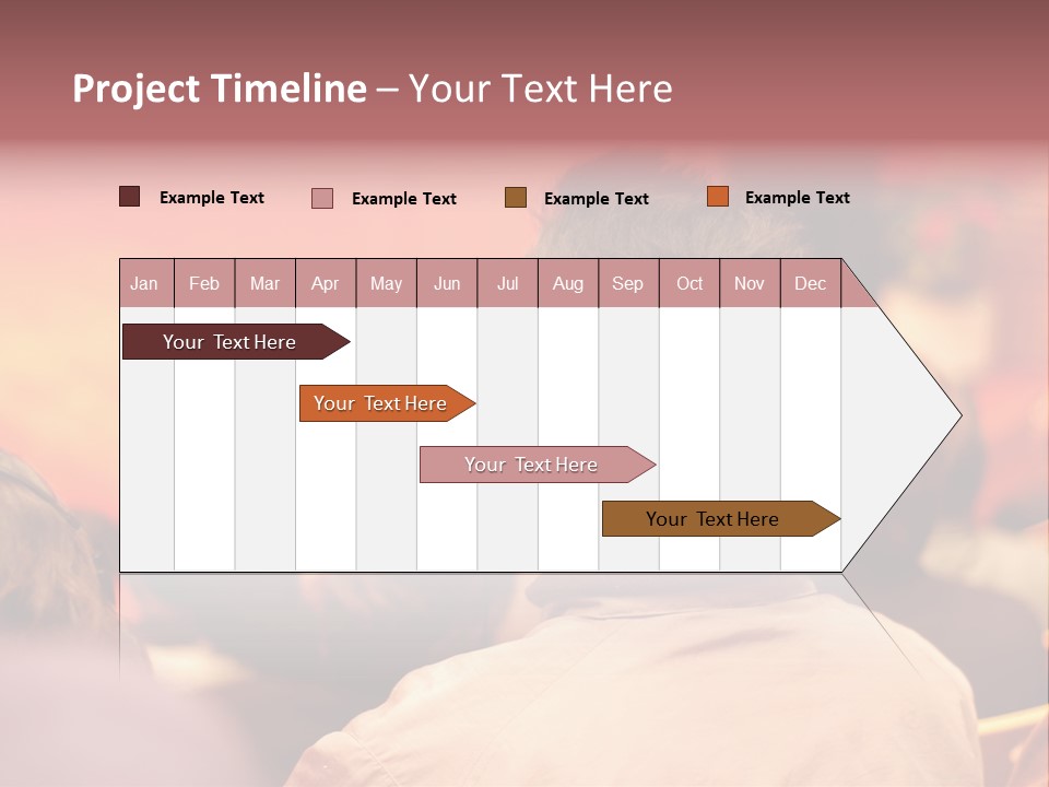 The Audience Wearing Head Phone For Online Translation PowerPoint Template