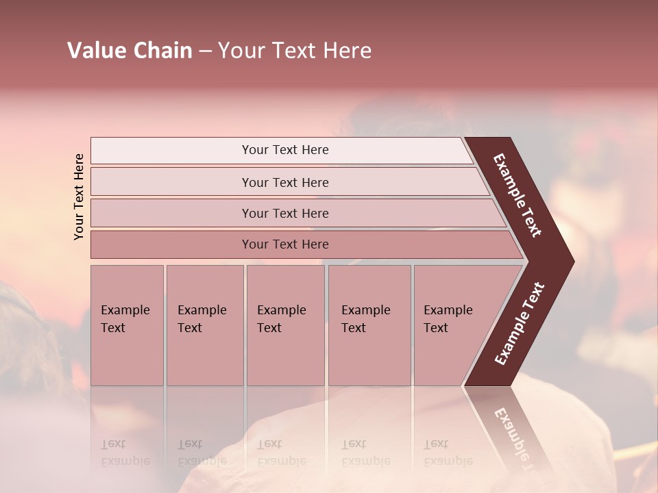 The Audience Wearing Head Phone For Online Translation PowerPoint Template