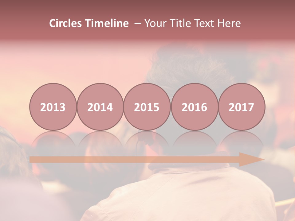 The Audience Wearing Head Phone For Online Translation PowerPoint Template