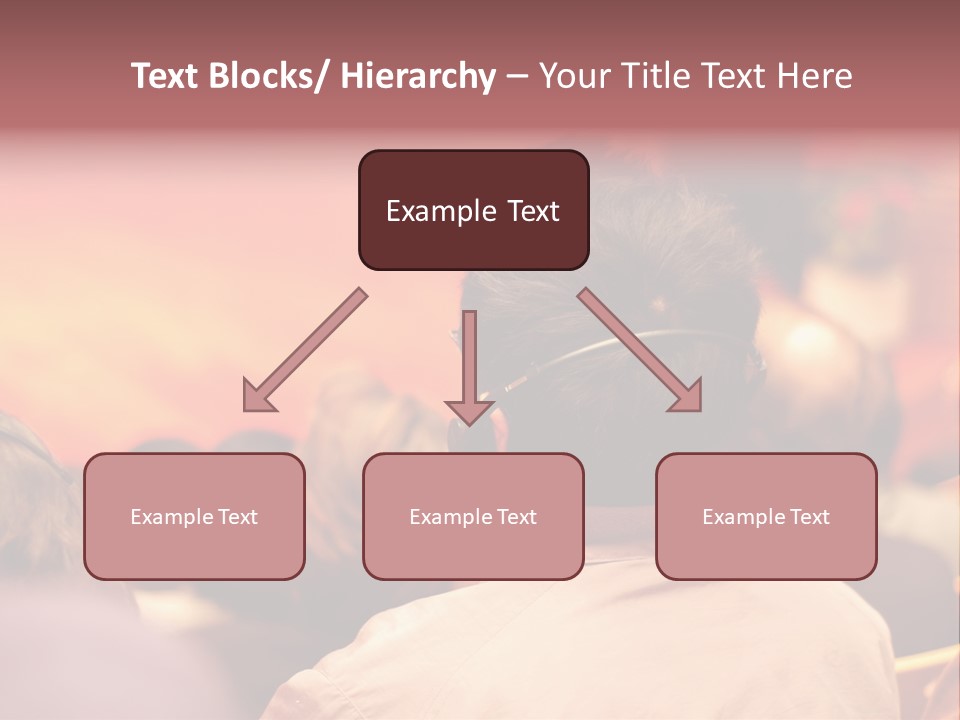 The Audience Wearing Head Phone For Online Translation PowerPoint Template