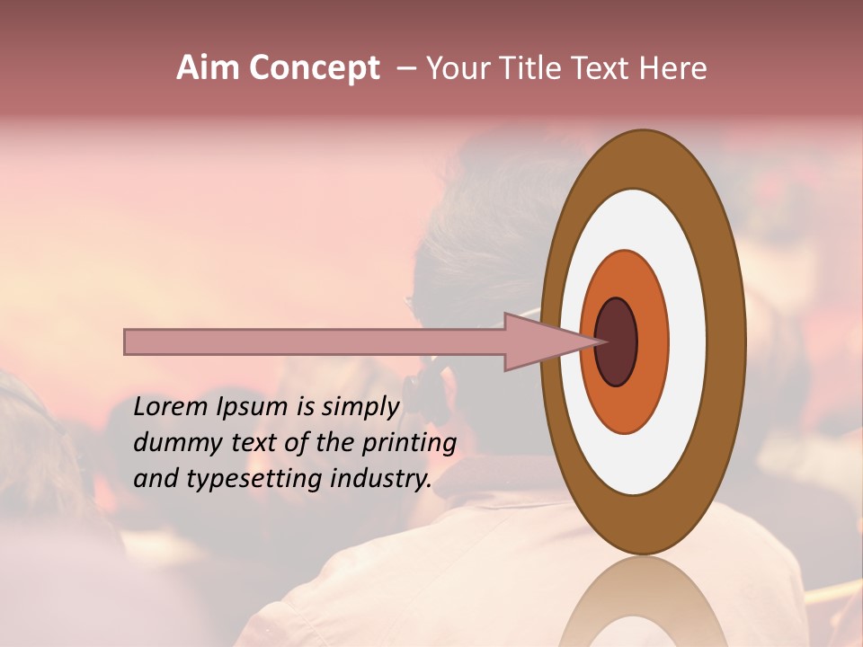 The Audience Wearing Head Phone For Online Translation PowerPoint Template