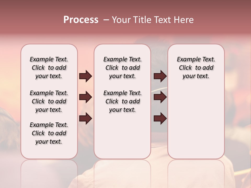 The Audience Wearing Head Phone For Online Translation PowerPoint Template