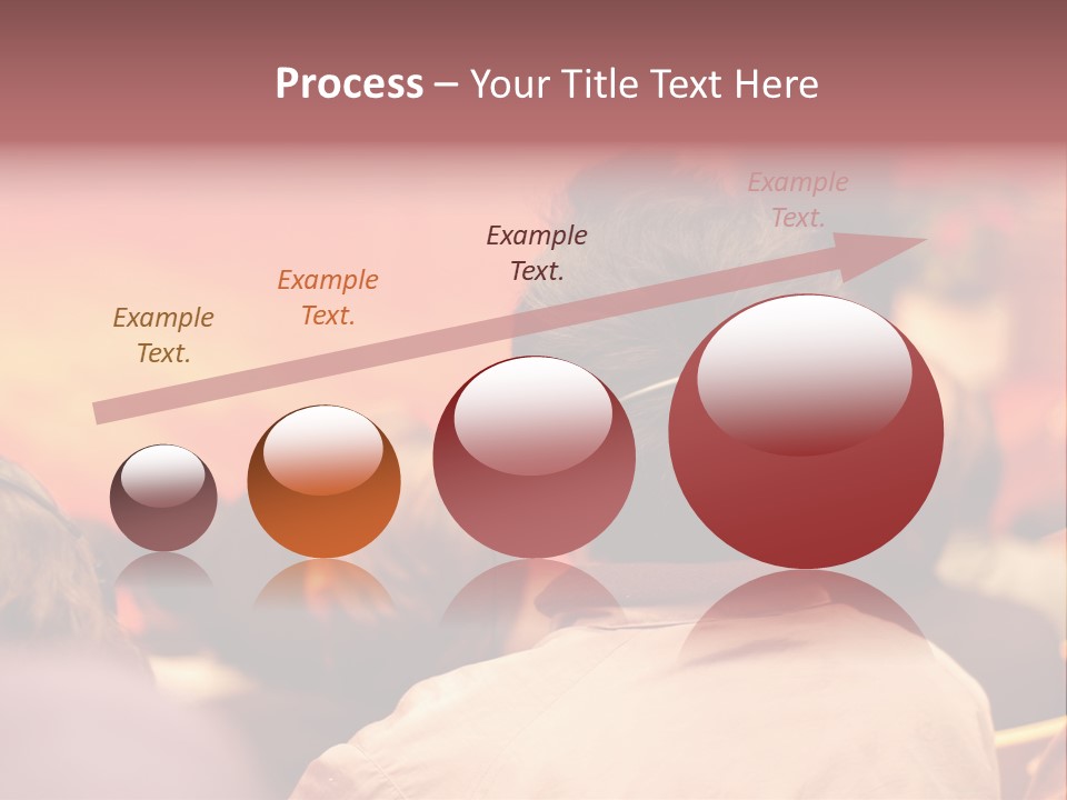 The Audience Wearing Head Phone For Online Translation PowerPoint Template