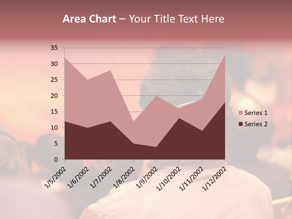 The Audience Wearing Head Phone For Online Translation PowerPoint Template
