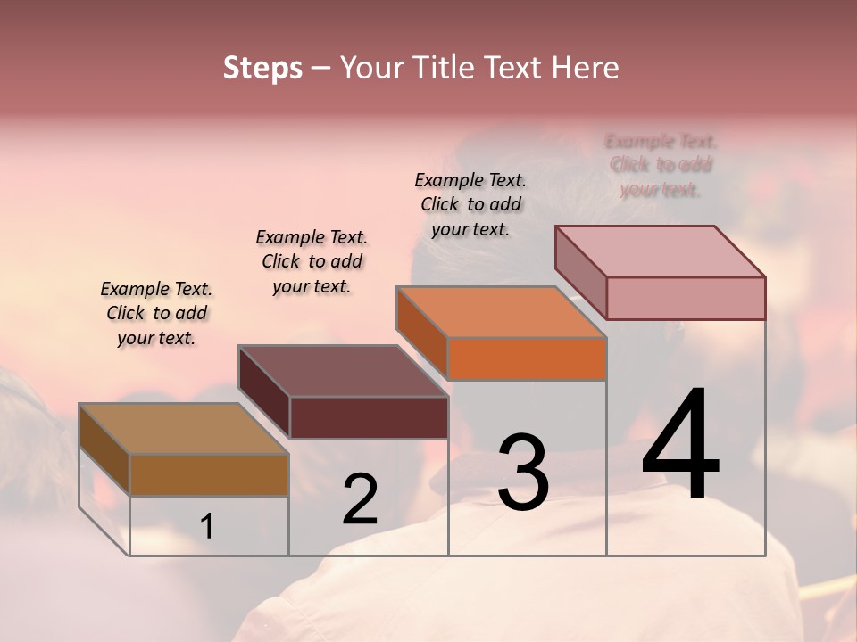 The Audience Wearing Head Phone For Online Translation PowerPoint Template