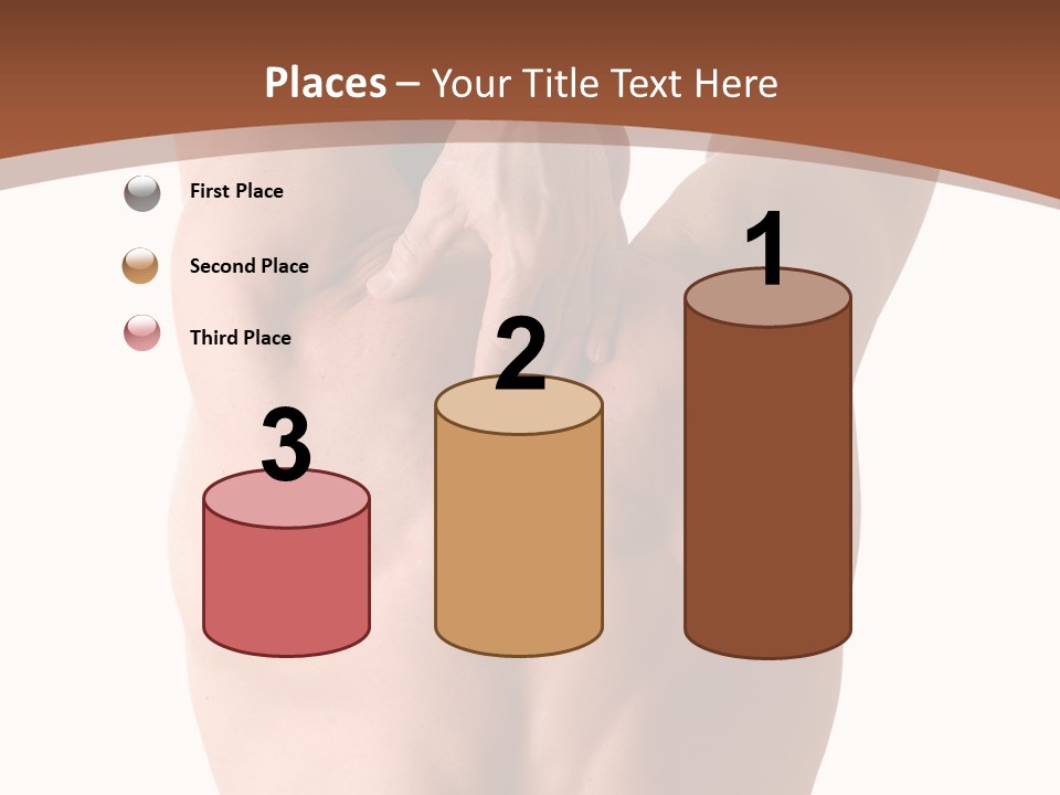 Back Of A Man Who Is Fit And Is Stretching PowerPoint Template