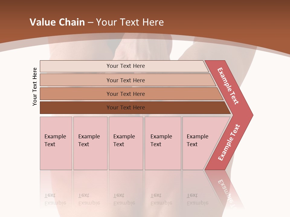 Back Of A Man Who Is Fit And Is Stretching PowerPoint Template