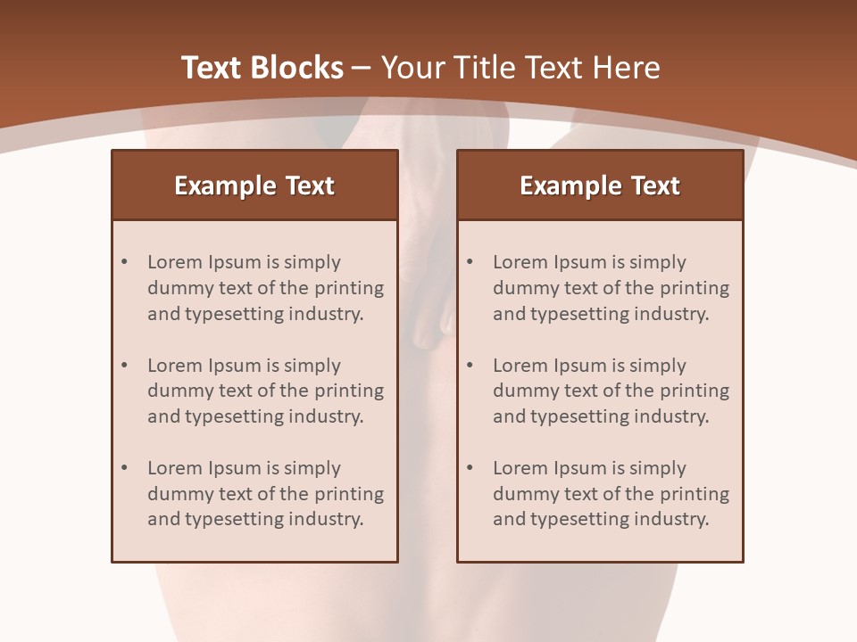 Back Of A Man Who Is Fit And Is Stretching PowerPoint Template