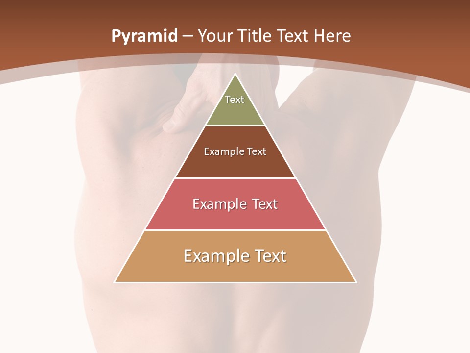 Back Of A Man Who Is Fit And Is Stretching PowerPoint Template