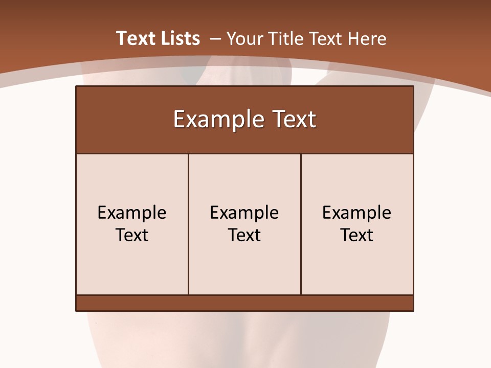 Back Of A Man Who Is Fit And Is Stretching PowerPoint Template