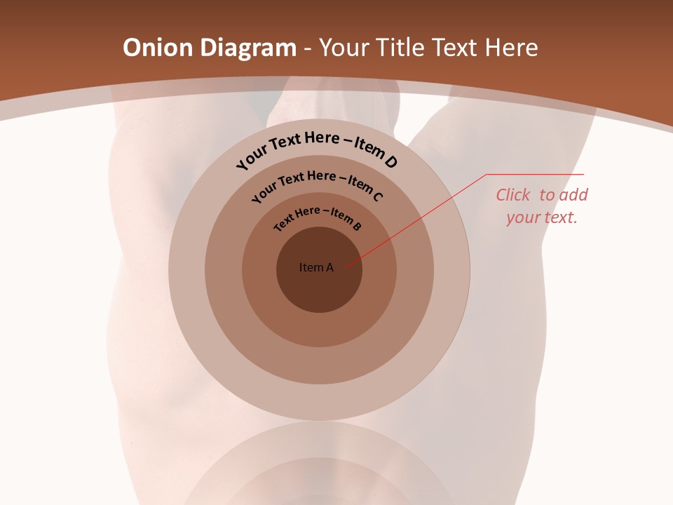 Back Of A Man Who Is Fit And Is Stretching PowerPoint Template