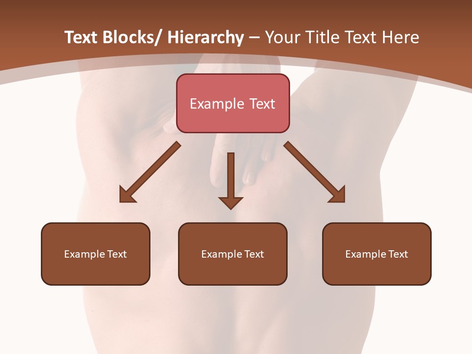 Back Of A Man Who Is Fit And Is Stretching PowerPoint Template