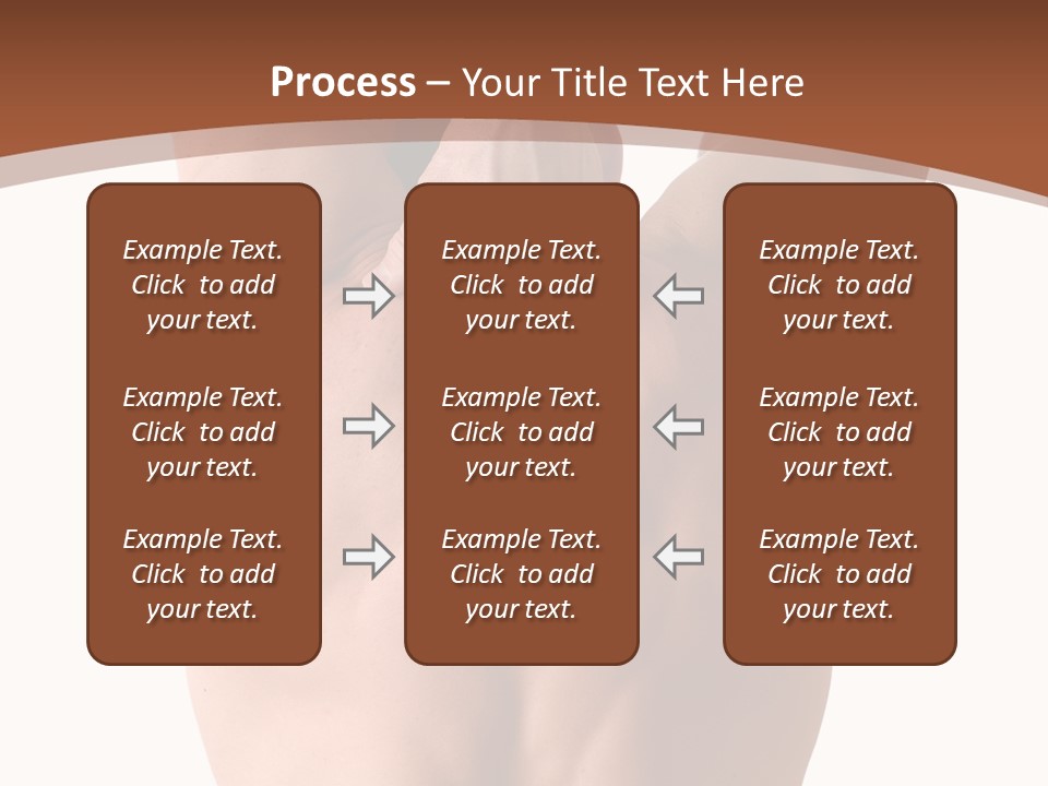 Back Of A Man Who Is Fit And Is Stretching PowerPoint Template