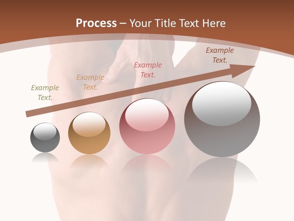 Back Of A Man Who Is Fit And Is Stretching PowerPoint Template