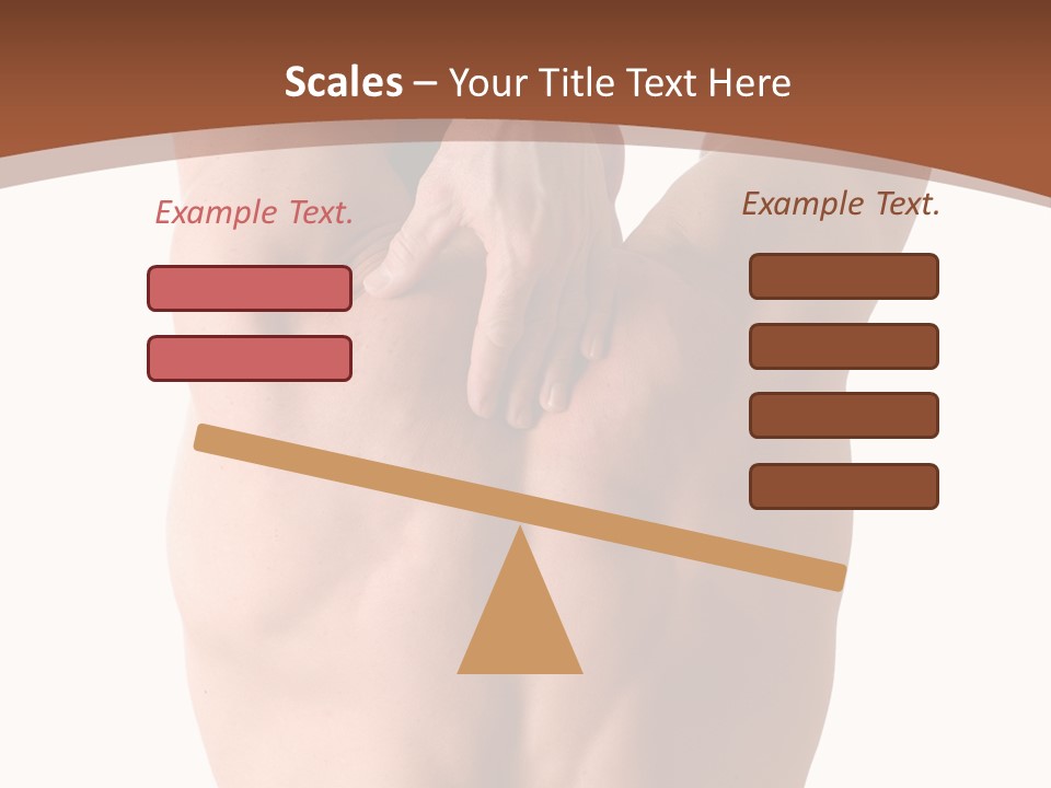 Back Of A Man Who Is Fit And Is Stretching PowerPoint Template