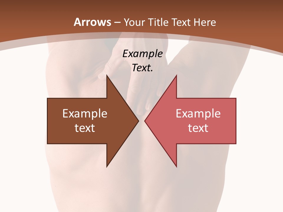 Back Of A Man Who Is Fit And Is Stretching PowerPoint Template