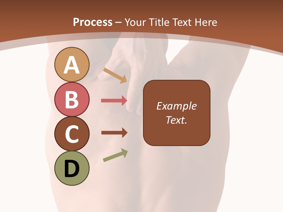 Back Of A Man Who Is Fit And Is Stretching PowerPoint Template