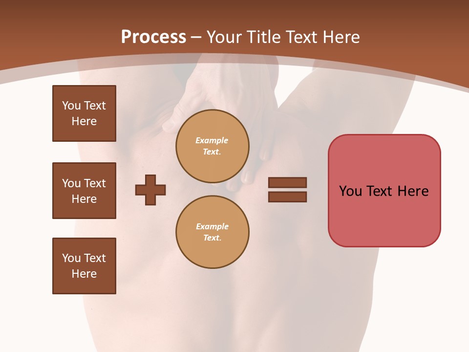 Back Of A Man Who Is Fit And Is Stretching PowerPoint Template