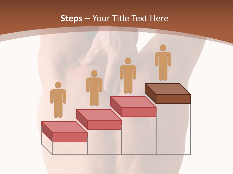 Back Of A Man Who Is Fit And Is Stretching PowerPoint Template