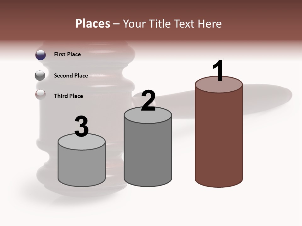 Judge's Gavel PowerPoint Template