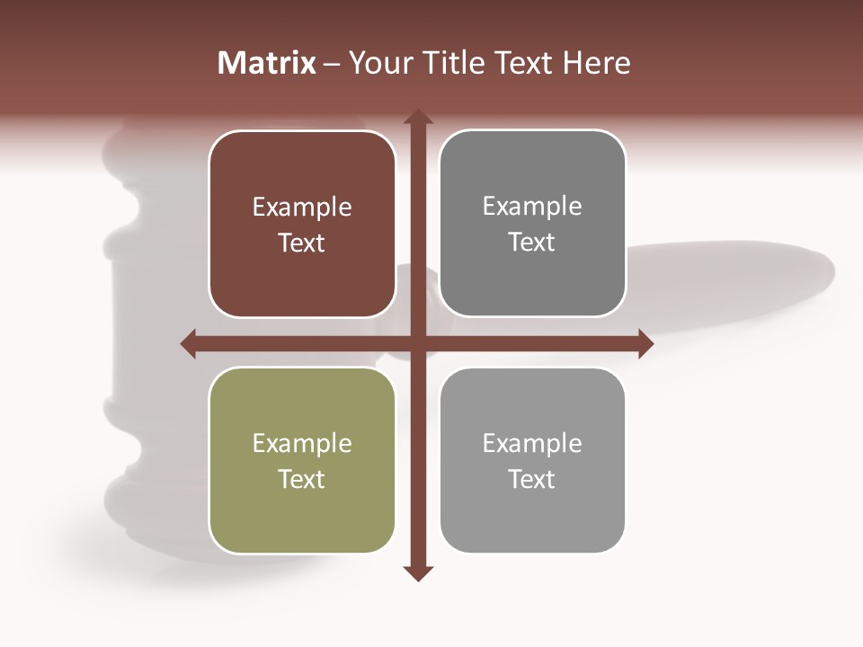 Judge's Gavel PowerPoint Template