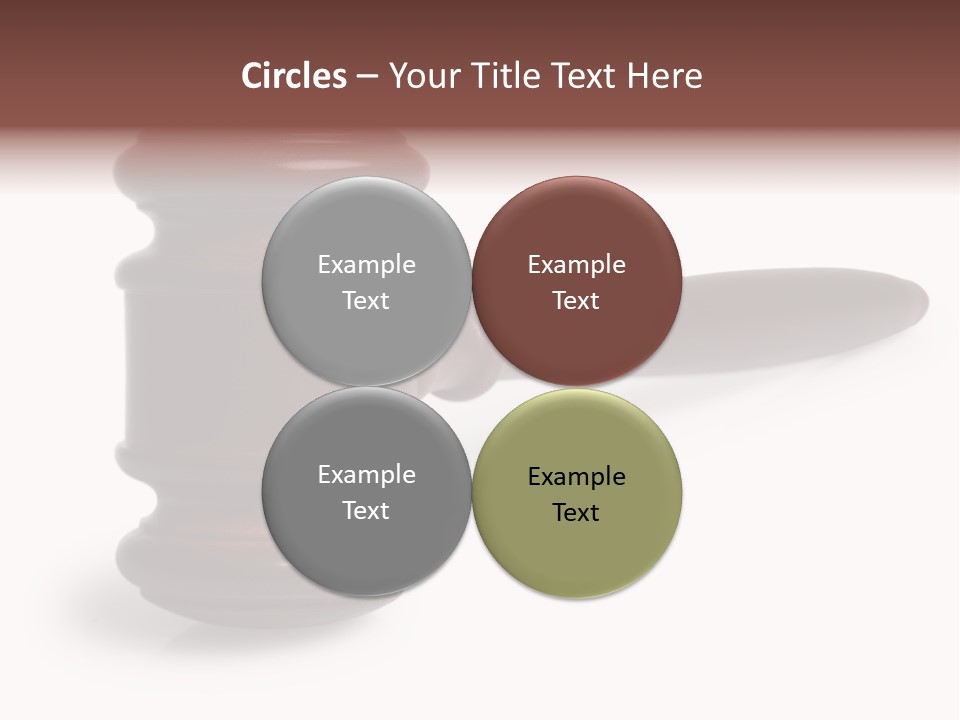 Judge's Gavel PowerPoint Template
