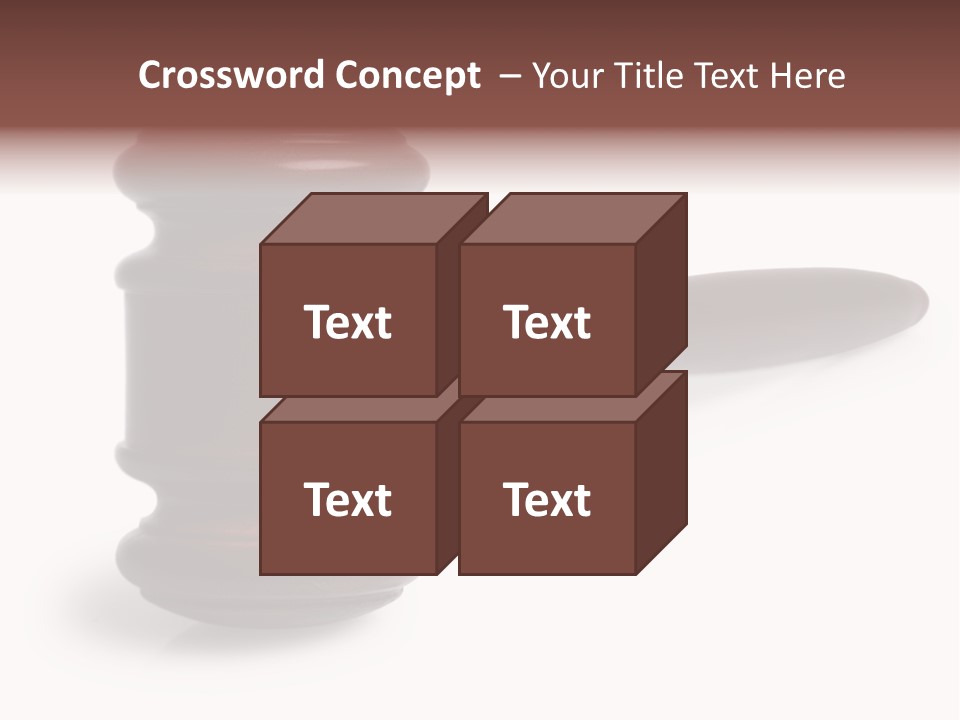 Judge's Gavel PowerPoint Template