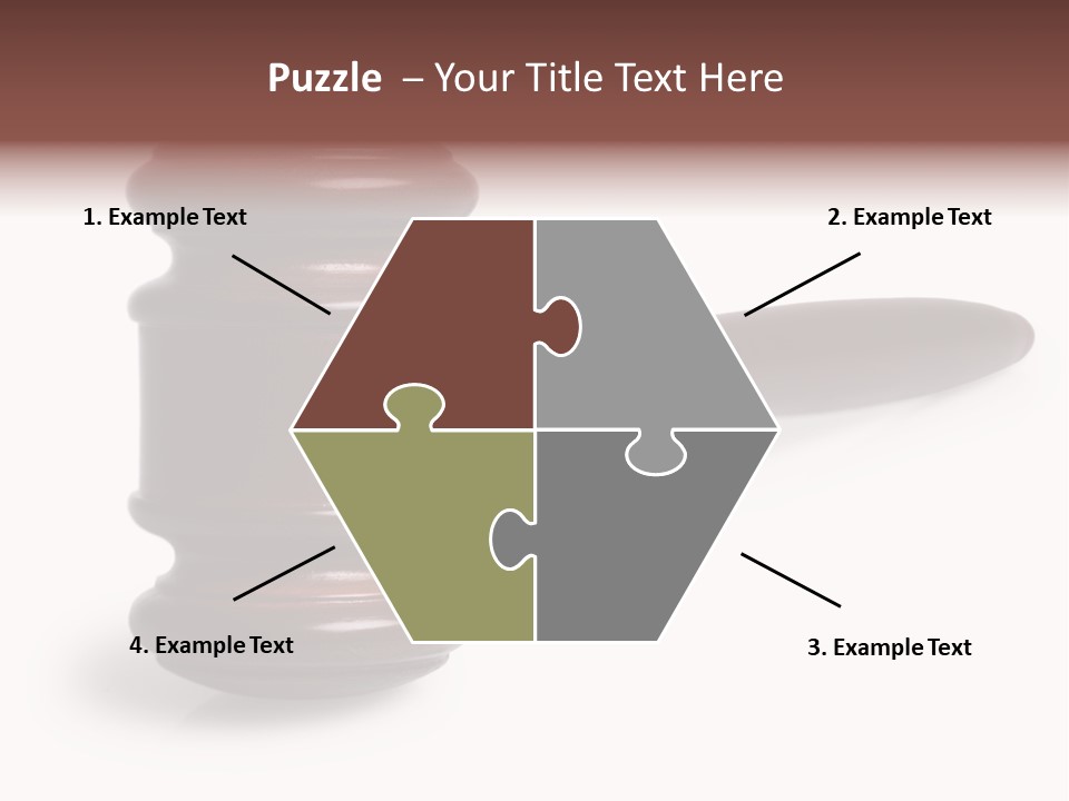 Judge's Gavel PowerPoint Template