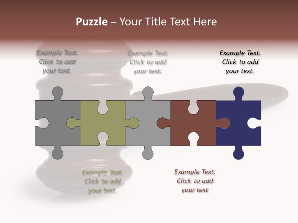 Judge's Gavel PowerPoint Template