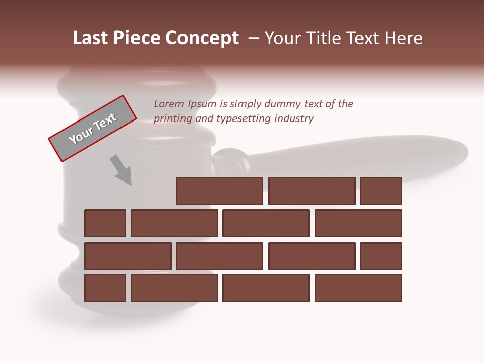 Judge's Gavel PowerPoint Template