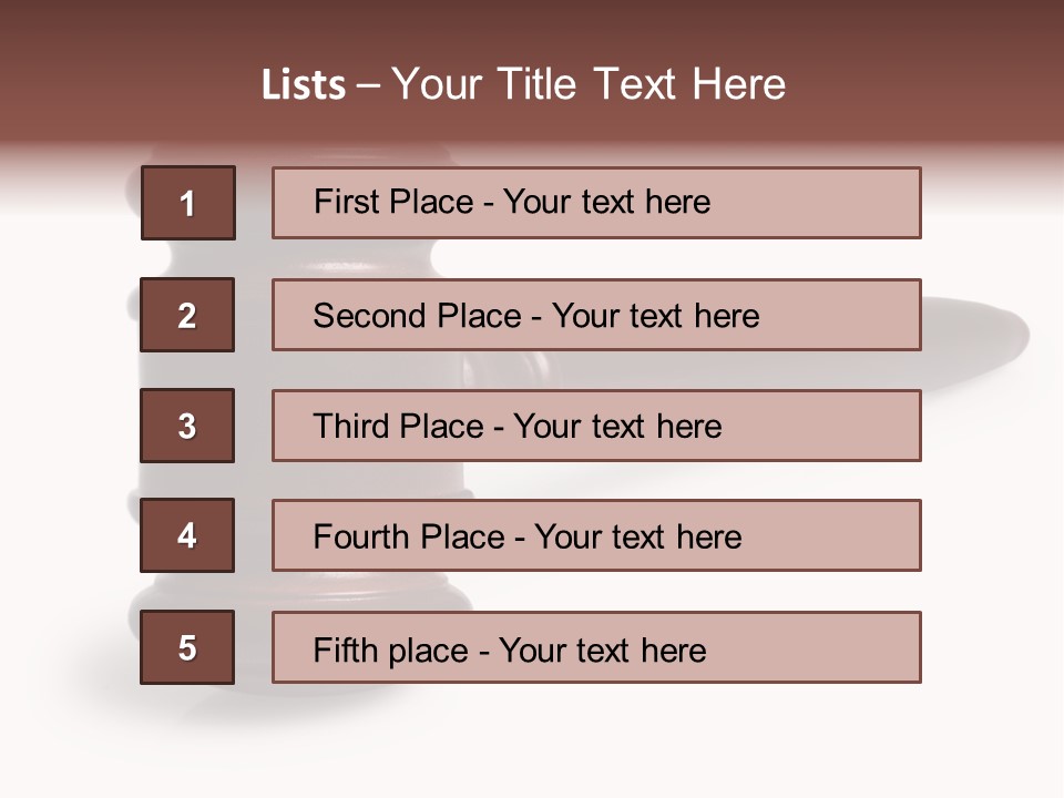 Judge's Gavel PowerPoint Template
