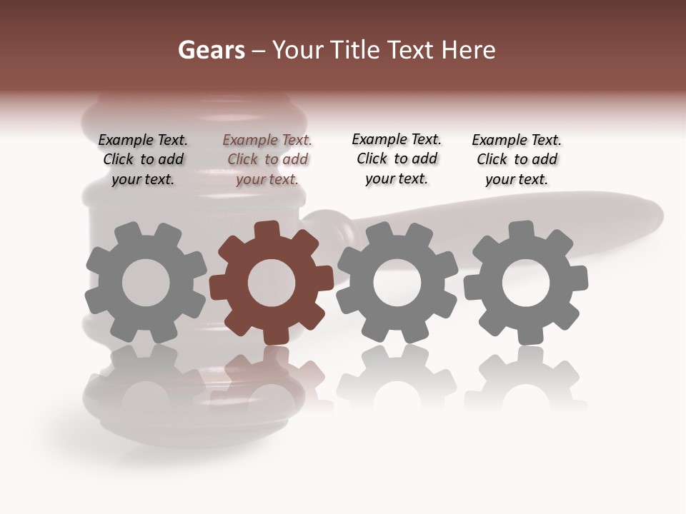 Judge's Gavel PowerPoint Template