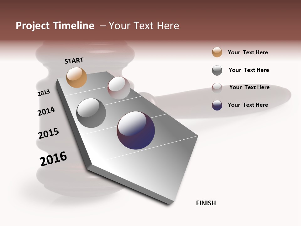 Judge's Gavel PowerPoint Template