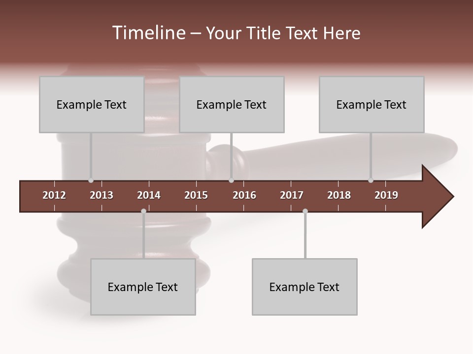 Judge's Gavel PowerPoint Template
