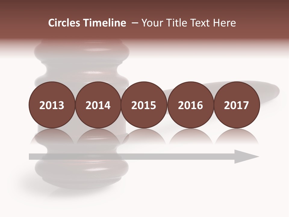 Judge's Gavel PowerPoint Template