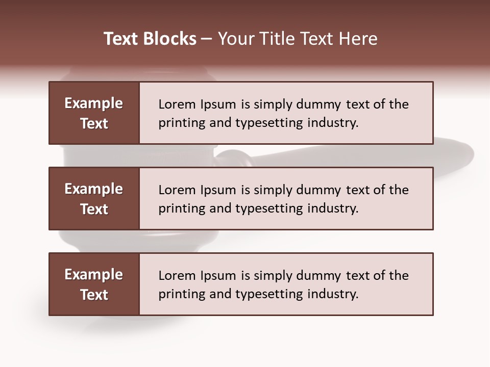 Judge's Gavel PowerPoint Template